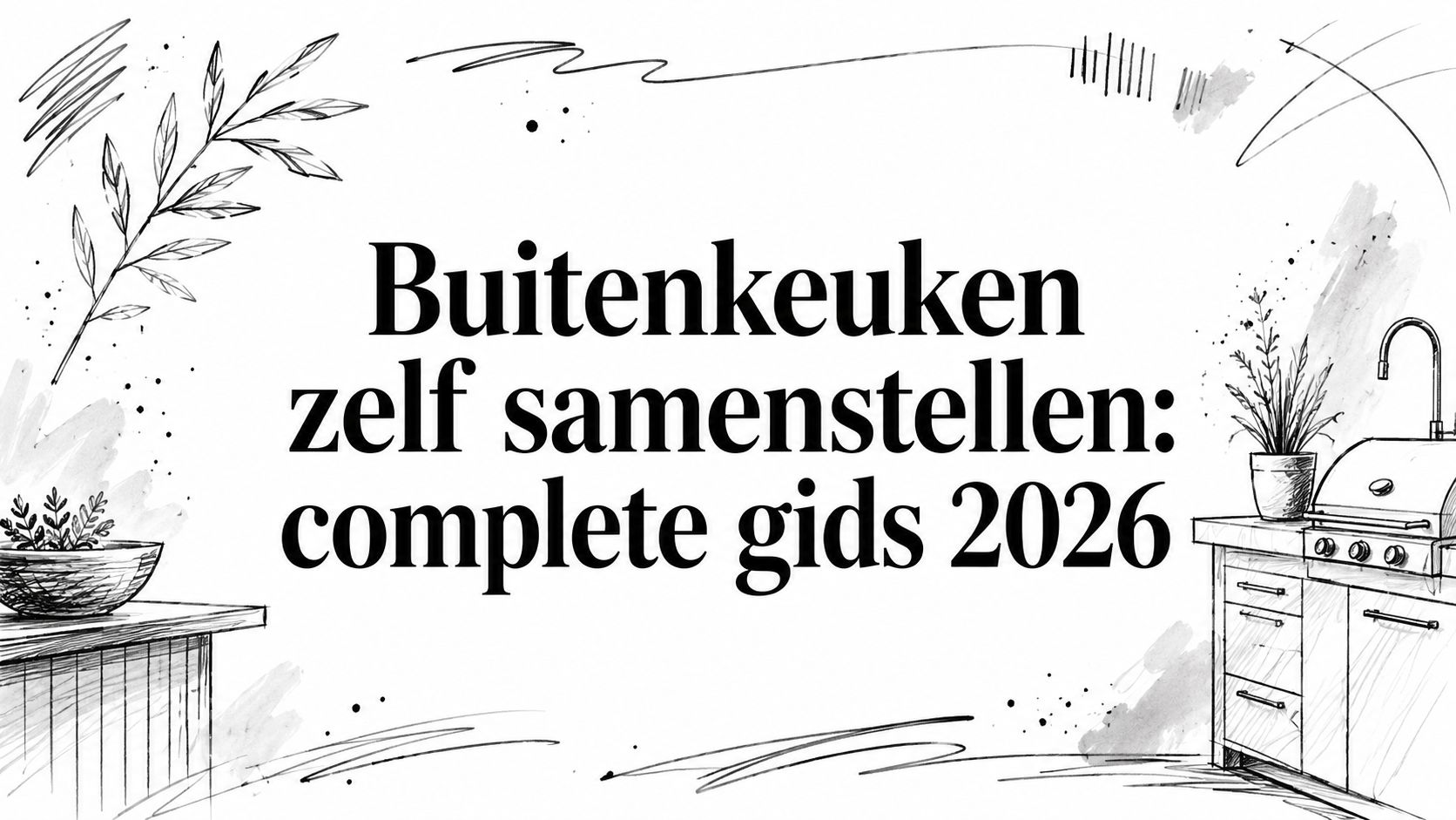 Buitenkeuken zelf samenstellen: complete gids 2026