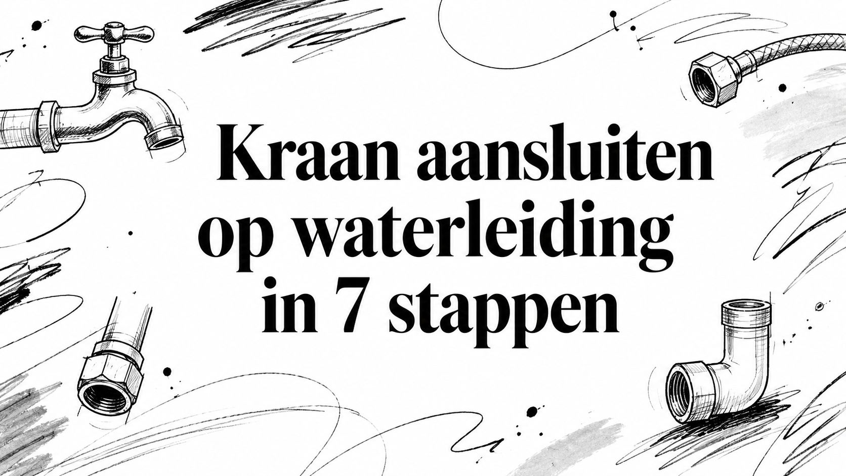 Kraan aansluiten op waterleiding in 7 stappen
