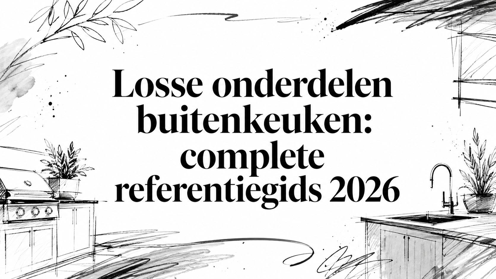 Losse onderdelen buitenkeuken: complete referentiegids 2026