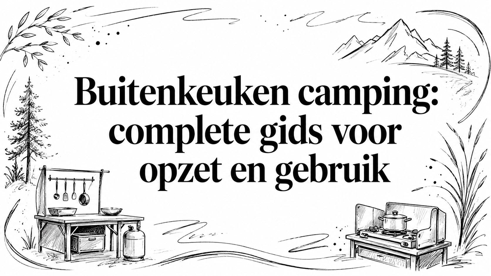 Buitenkeuken camping: complete gids voor opzet en gebruik