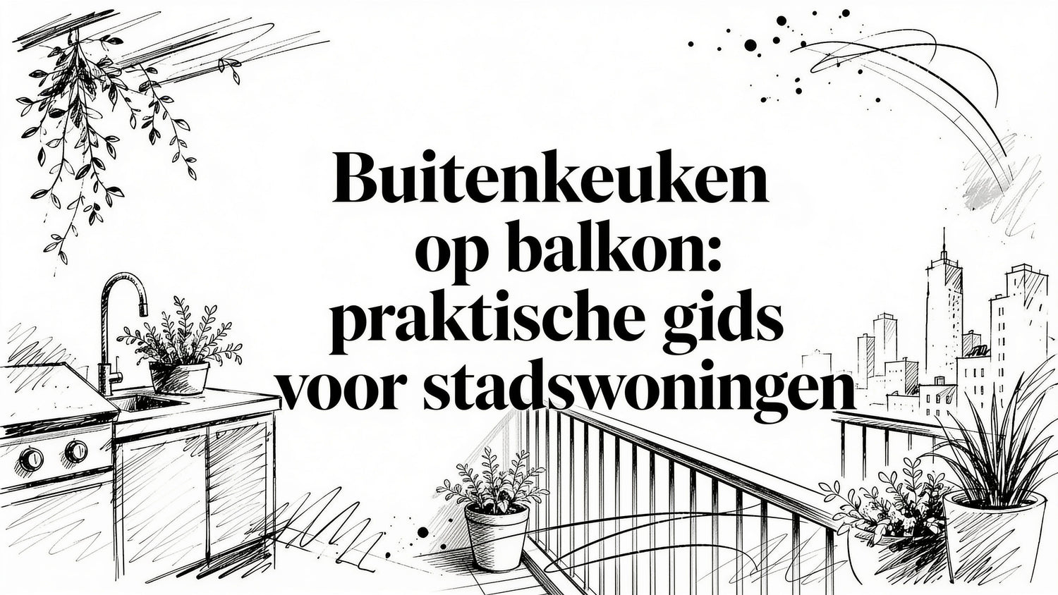 Buitenkeuken op balkon: praktische gids voor stadswoningen