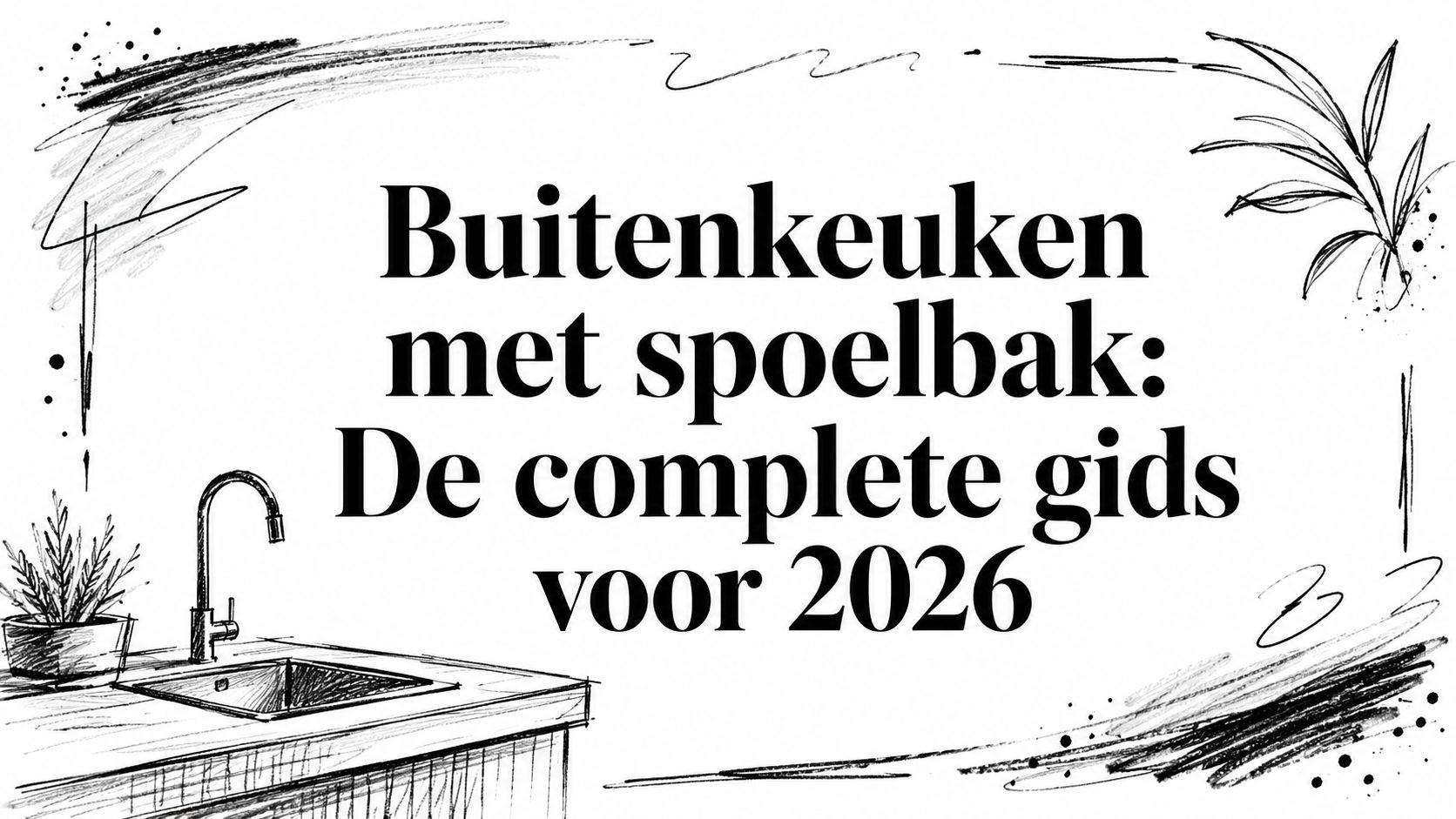 Buitenkeuken met spoelbak: De complete gids voor 2026