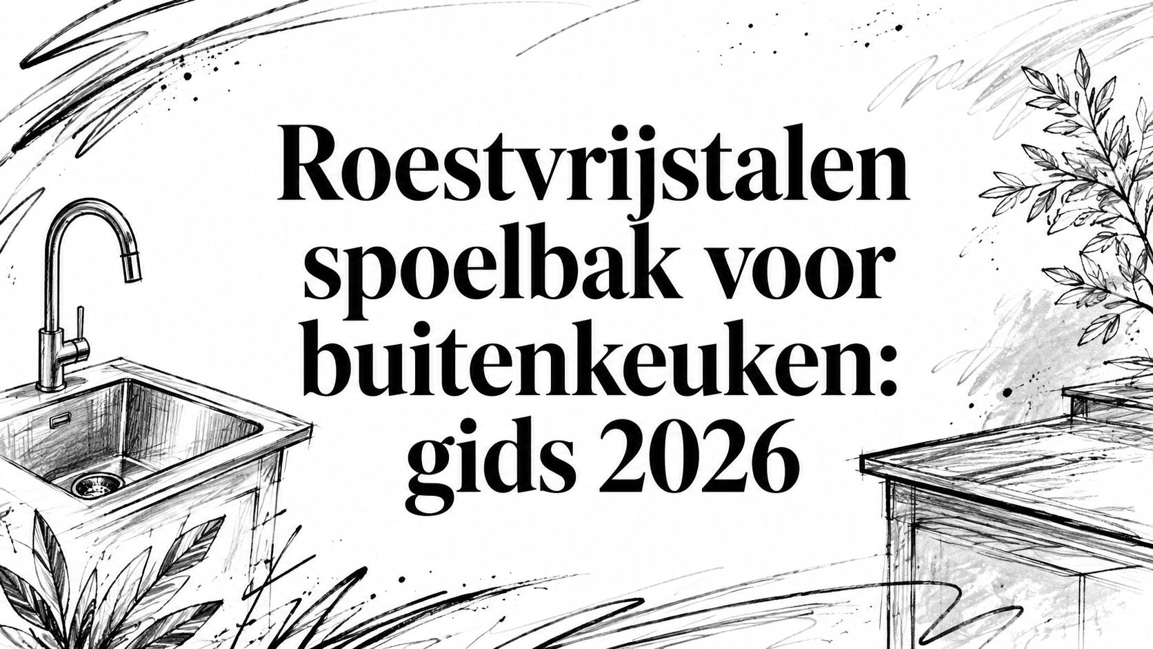 Roestvrijstalen spoelbak voor buitenkeuken: gids 2026