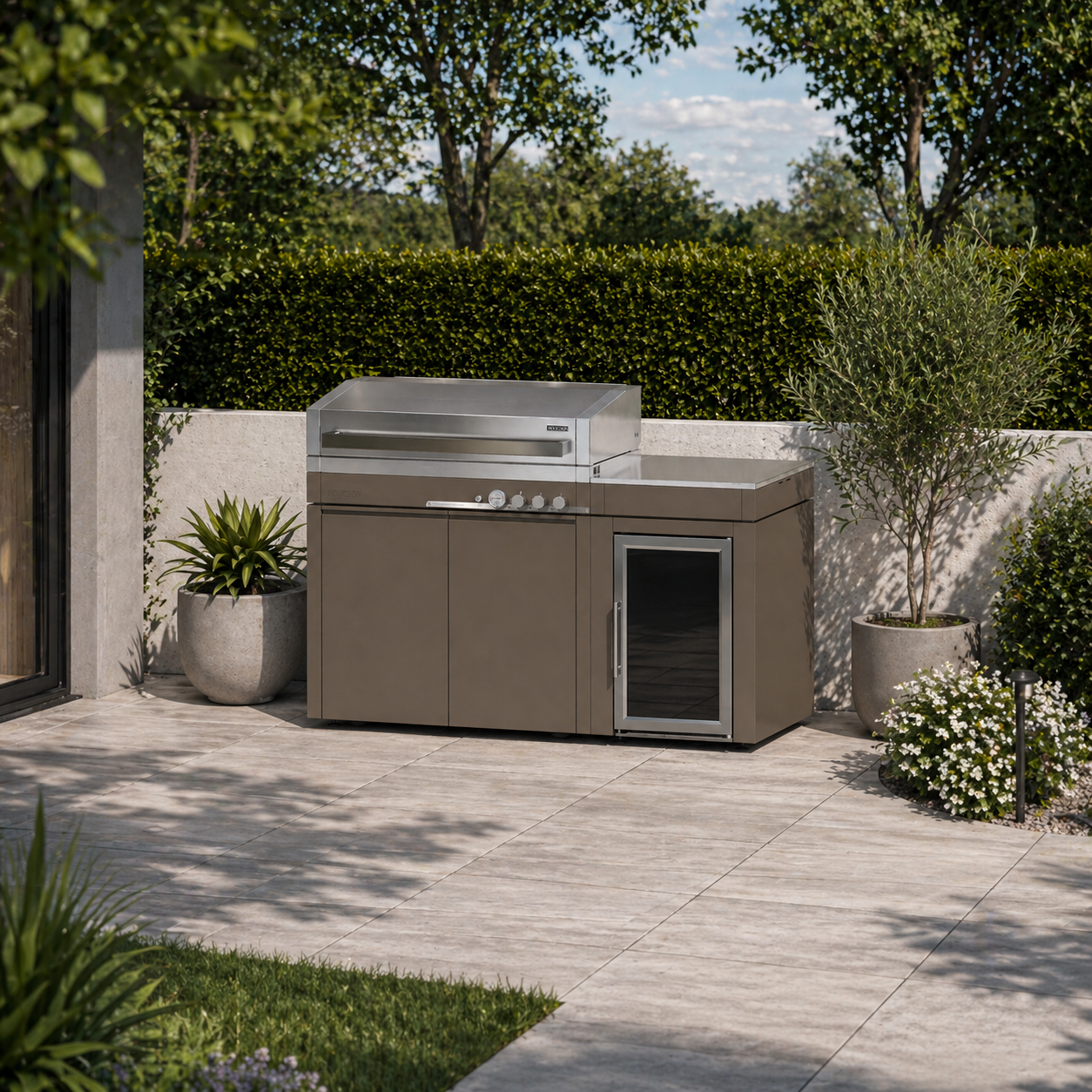 Bogason keuken met Gasgrill en koelkast