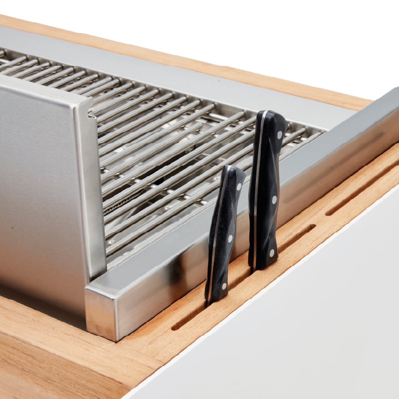 Indu+ Bilba trolley met Gasgrill & Wok
