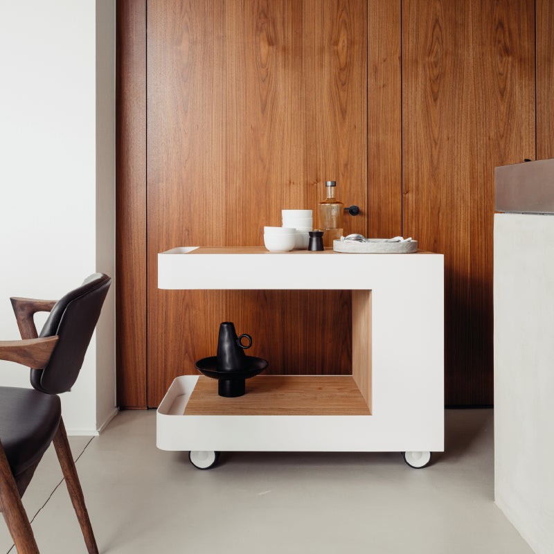 Indu+ Onyx trolley – wit