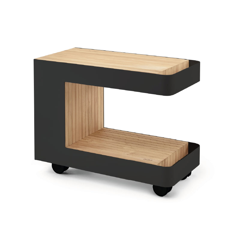 Indu+ Onyx trolley – zwart