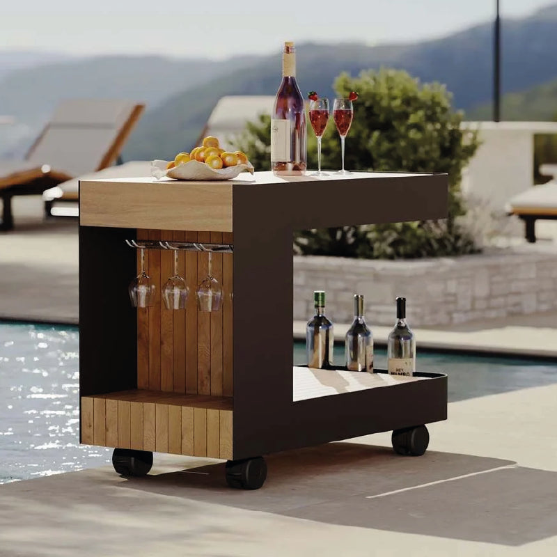 Indu+ Onyx trolley – zwart