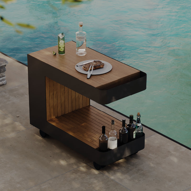 Indu+ Onyx trolley – zwart