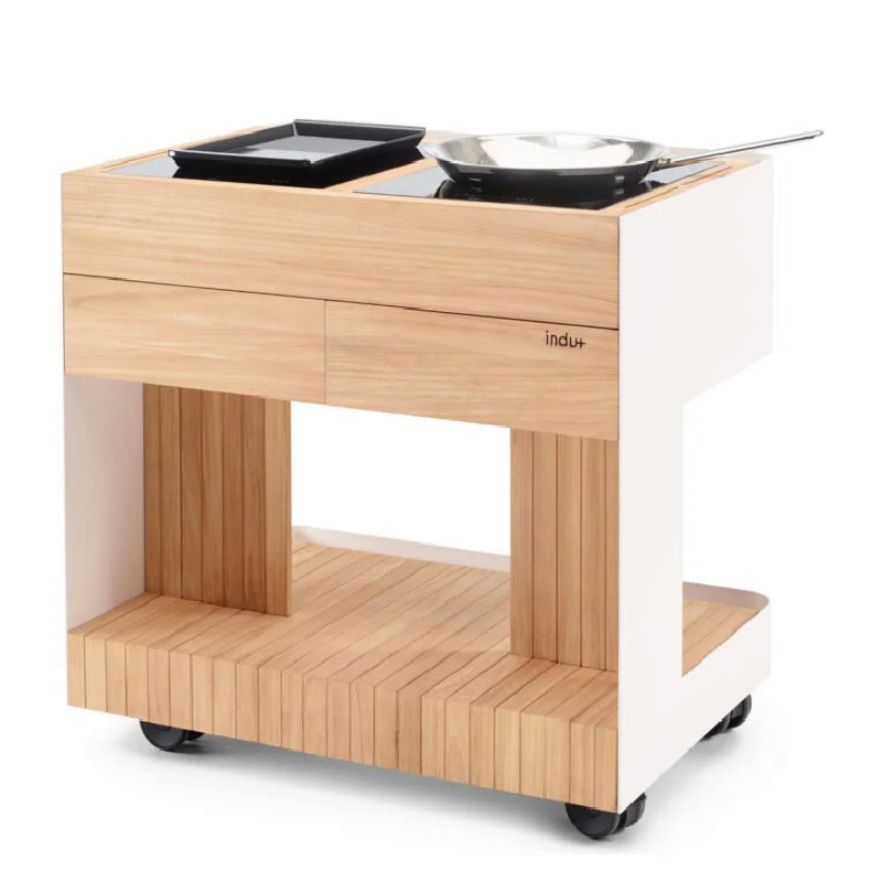 Indu+ Intas trolley met Wok en Multiflex