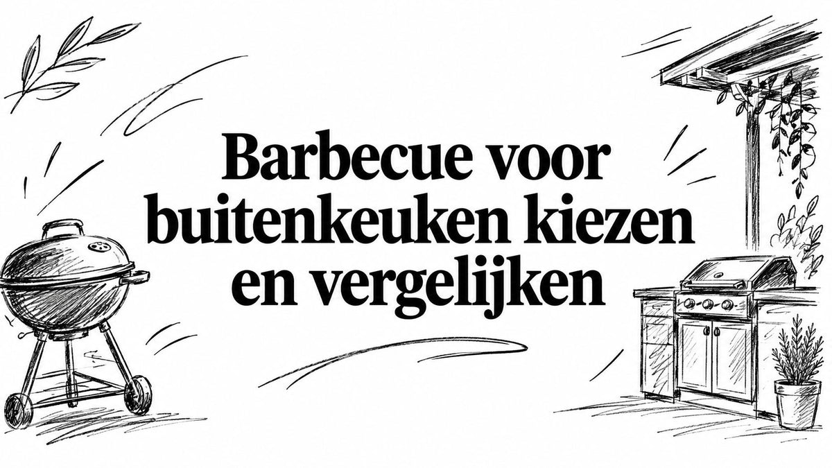 Barbecue voor buitenkeuken kiezen en vergelijken