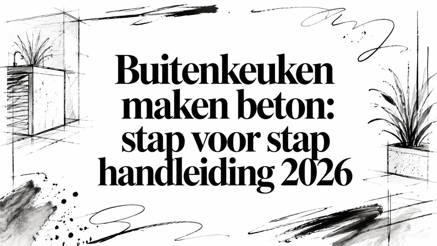 Buitenkeuken maken beton: stap voor stap handleiding 2026