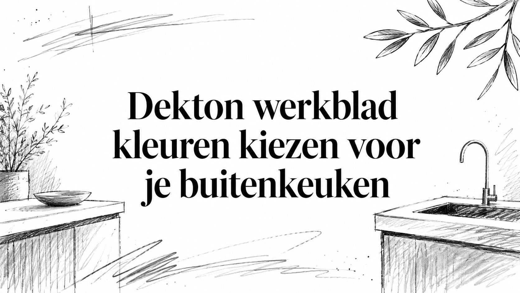 Dekton werkblad kleuren kiezen voor je buitenkeuken