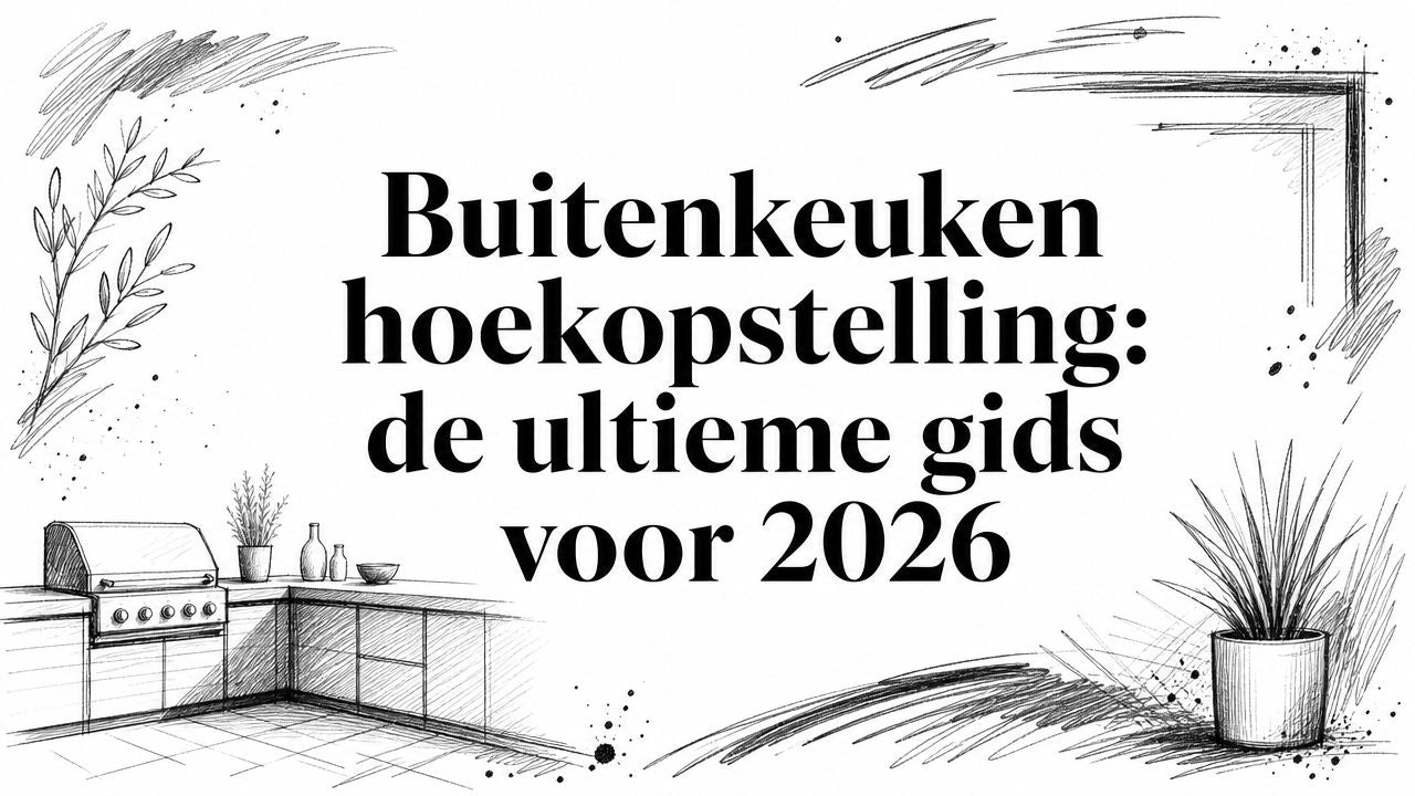 Buitenkeuken hoekopstelling: de ultieme gids voor 2026