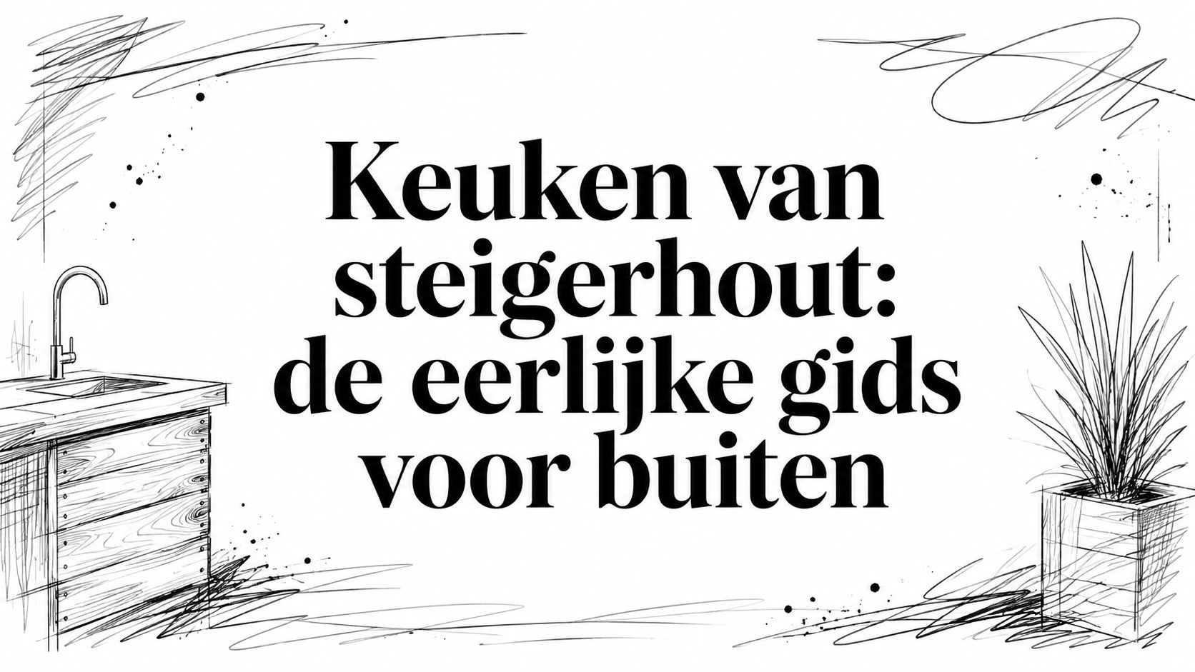 Keuken van steigerhout: de eerlijke gids voor buiten