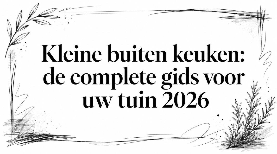 Kleine buiten keuken: de complete gids voor uw tuin 2026