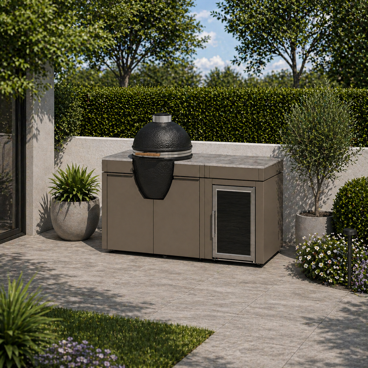 Bogason keuken voor Kamado en koelkast (exclusief Kamado)