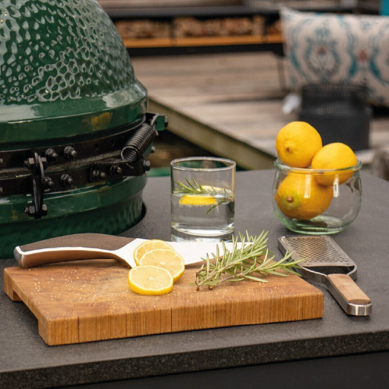 Freiluft Freiluft-Big Green Egg buitenkeuken grijs