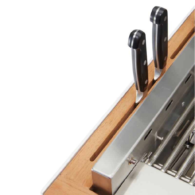 Indu+ Bilba trolley met Gasgrill & Wok